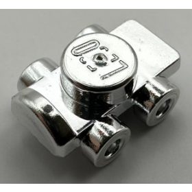   11253 Chrome Silver Minifig, Footgear Roller Skate  or 18747 Custom Chromed by BUBUL