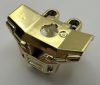 11260 Chrome Gold Minifigure Armor Space with Square Shoulder Protection Custom Chromed by BUBUL