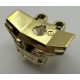 11260 Chrome Gold Minifigure Armor Space with Square Shoulder Protection Custom Chromed by BUBUL