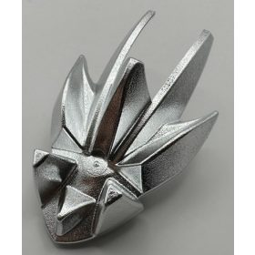   Chrome Silver Hero Factory Armor with Spikes 11334 Custom Chromed by BUBUL