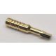 11402a Chrome Gold Minifigure, Utensil Tool Screwdriver - Wide Head - 3-Rib Handle   Custom Chromed by BUBUL
