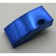 11477 | Chrome Blue Slope, Curved 2 x 1 No Studs | Custom Chromed by BUBUL