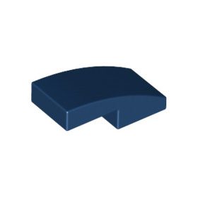 11477 | NEW LEGO Slope Curved 2 x 1 x 2/3 Dark Blue