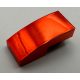 11477 | Chrome Red Slope, Curved 2 x 1 No Studs | Custom Chromed by BUBUL