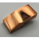 11477 | Chrome Copper Slope, Curved 2 x 1 No Studs | Custom Chromed by BUBUL