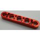 11478 Chrome RED Technic, Liftarm 1 x 5 Thin with Axle Holes on Ends  Part: 11478 Custom Chromed by BUBUL