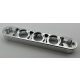 11478 Chrome Silver Technic, Liftarm 1 x 5 Thin with Axle Holes on Ends  Part: 11478 Custom Chromed by BUBUL