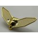 11599 Chrome Gold Minifigure Wings with Neck Bracket Custom chromed by Bubul