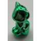 11602 Chrome Green Cat, Friends / Elves, Sitting  Custom Chromed by BUBUL