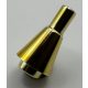 11610 Chrome Gold Ice Cream Cone  Custom Chromed by BUBUL