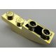 13547 Chrome Gold Slope, Curved 4 x 1 Inverted  Custom Chromed by BUBUL
