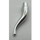13564 | Cattle Horn, Long | Custom Chromed by Bubul