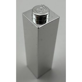 14716 Chrome Silver Brick 1 x 1 x 3 Custom Chromed by BUBUL