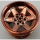 15038 Chrome-Copper Wheel 56mm D. x 34mm Technic Racing Medium, 6 Pin Holes  or 51150 Custom chromed by Bubul