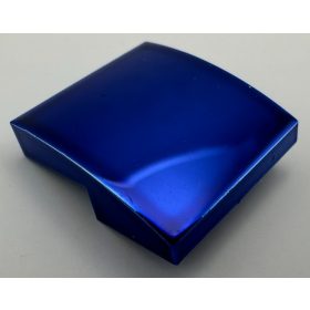   15068 Chrome BLUE Slope, Curved 2 x 2 No Studs  15068 Custom Chromed by BUBUL