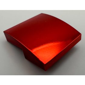   15068 Chrome RED Slope, Curved 2 x 2 No Studs  15068 Custom Chromed by BUBUL