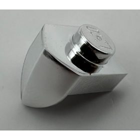   15070 Chrome Silver Plate, Modified 1 x 1 with Tooth Vertical Custom chromed by Bubul