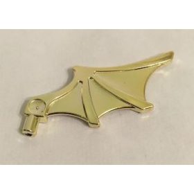   15082 Chrome Gold Minifig, Wing Bat Style Custom Chromed by BUBUL