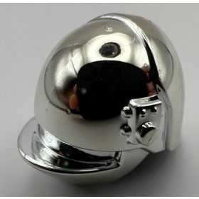   Chrome Silver Minifig, Headgear Helmet SW Imperial Gunner   15310 15310pb01  Custom Chromed by BUBUL