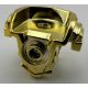 15339 Chrome Gold Minifigure Armor Breastplate with Shoulder Pads and Front Stud Custom Chromed by BUBUL