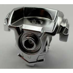   15339 Chrome Silver Minifigure Armor Breastplate with Shoulder Pads and Front Stud Custom Chromed by BUBUL