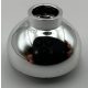 Chrome Silver Brick, Round 2 x 2 Dome Bottom  15395 Custom Chromed By BUBUL