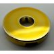 15535 Chrome GOLD Tile, Round 2 x 2 with Hole  15535 Custom Chromed by Bubul
