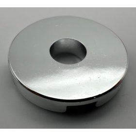   15535 Chrome Silver Tile, Round 2 x 2 with Hole  15535 Custom Chromed by Bubul