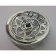 15744 Chrome Silver Wheel Wagon - Ornate Huge (43mm D.)  Custom Chromed by BUBUL
