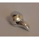Chrome Silver Minifigure, Headgear Mask Bird (Vulture)  16659 Custom Chromed by BUBUL