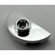 1745 Chrome Silver Plate, Round 1 x 2 Half with 1 Stud (Jumper)  Custom Chromed by BUBUL