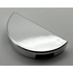   1748 Chrome SilverTile, Round 1 x 2 Half Custom Chromed by BUBUL
