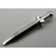 18034 Chrome Silver Minifigure, Weapon Sword, Roman Gladius with Thick Crossguard or 95673 Custom Chromed by BUBUL