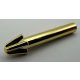 18041 Chrome Gold Minifig, Weapon Harpoon, Smooth Shaft  18041 or 57467a Custom Chromed by BUBUL