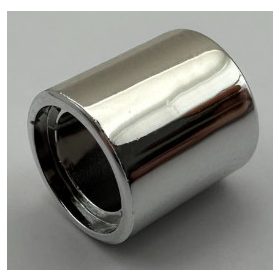  18654 Chrome Silver Technic, Pin Connector Round 1L 18654 Custom Chromed by BUBUL