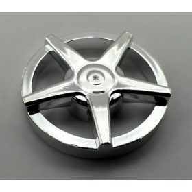   18978A Chrome Silver Wheel Cover 5 Spoke - for Wheel 18976   Part: 18978 18978a Custom Chromed by Bubul