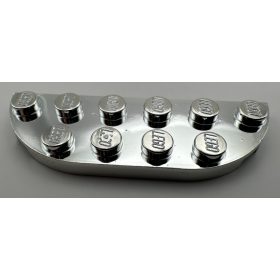   18980 Chrome Silver  Plate, Round Corner 2 x 6 Double  Custom Chromed by BUBUL