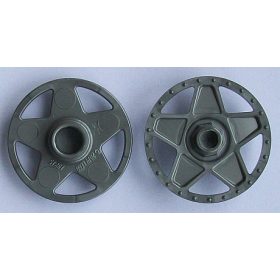19215  | NEW LEGO Wheel cover flat silver