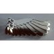 20313 Chrome Silver Wing 4 x 7 Left with Feathers and Handles for Clips Custom Chromed by BUBUL