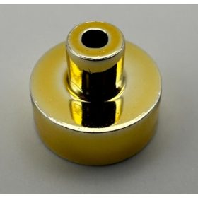   20482, 31561, 31570 | Chrome Gold Tile, Round 1 x 1 with Bar and Pin Holder | Custom Chromed by BUBUL