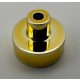 20482, 31561, 31570 | Chrome Gold Tile, Round 1 x 1 with Bar and Pin Holder | Custom Chromed by BUBUL