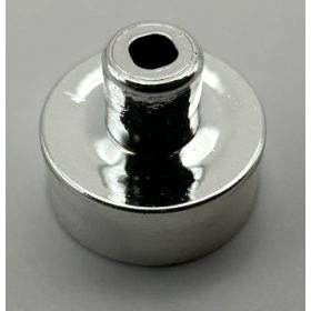   20482, 31561, 31570 | Chrome Silver Tile, Round 1 x 1 with Bar and Pin Holder | Custom Chromed by BUBUL