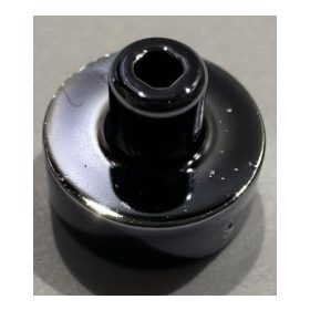   20482, 31561, 31570 | Chrome Titan Tile, Round 1 x 1 with Bar and Pin Holder | Custom Chromed by BUBUL