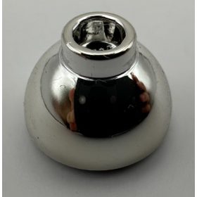   20952 Chrome Silver Brick, Round 1 1/2 x 1 1/2 x 2/3 Dome Top or 37840 Custom Chromed by Bubul