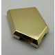 22385 Chrome Gold Tile, Modified 2 x 3 Pentagonal  22385 or 35341 or 35339 Custom Chromed by BUBUL