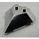 22391 Chrome Silver Wedge 4 x 4 Pointed Custom Chromed by BUBUL