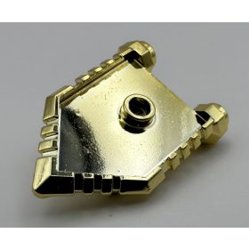   22408 Chrome GOLD Minifigure, Shield Pentagonal Custom chromed by Bubul