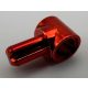 22961 | Chrome Red Technic, Axle and Pin Connector Hub with 1 Axle | Custom Chromed by BUBUL