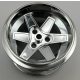 22969 Chrome Silver Wheel 62mm D. x 46mm Technic Racing Large Custom chromed by Bubul