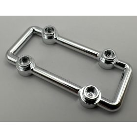   23444 Chrome Silver Bar 1 x 6 x 3 with 4 Studs  Custom Chromed By BUBUL